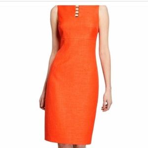Elie Tahari Orange Dress